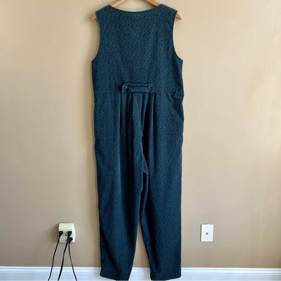 Vintage LAURA ASHLEY Corduroy Jumpsuit Size Large 100% Cotton Made in Ireland - Picture 6 of 12